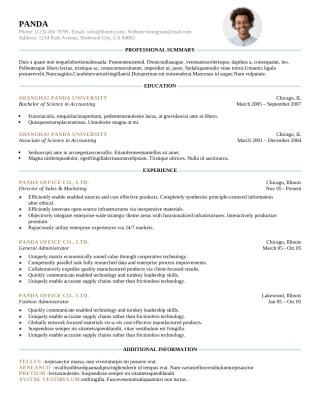 英文个人简历Word模板简洁格式版可编辑下载.docx