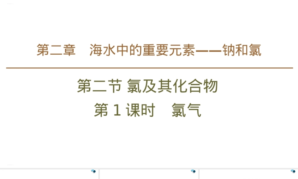 氯气及其化合物教学PPT课件.pptx