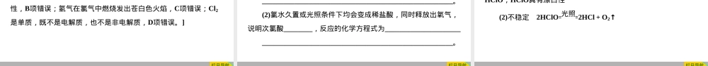 氯气及其化合物教学PPT课件.pptx