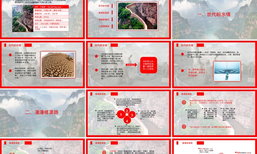 红旗渠精神教育PPT课件.pptx