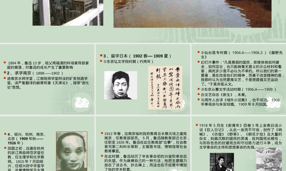 鲁迅教学PPT课件.ppt