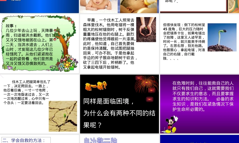 珍爱生命主题班会PPT课件 副本3.ppt