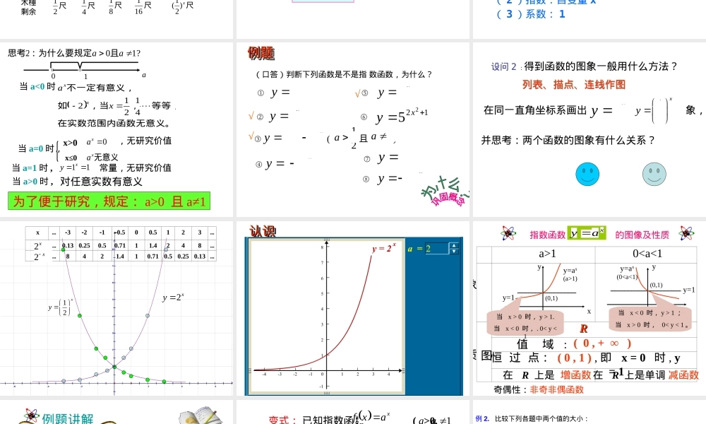 指数函数的图像及其性质公开课PPT课件.ppt