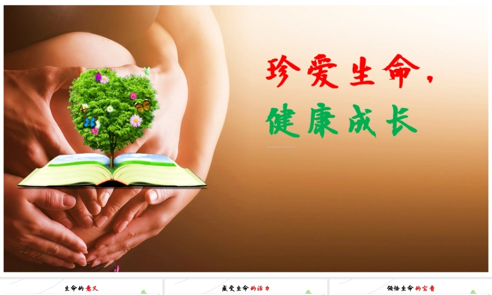 珍爱生命健康成长主题班会PPT课件.pptx