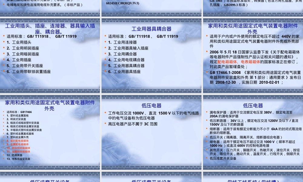 2----3C认证目录详细介绍,3C认证目录详解PPT课件.ppt