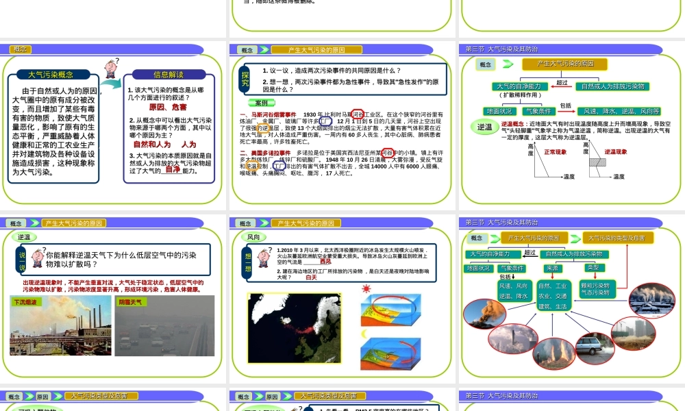 大气污染及其防治教学PPT课件.ppt