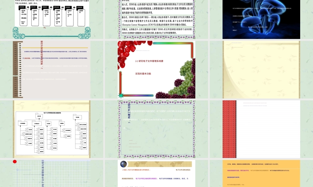 电子文件管理系统开发与通用功能要求教学PPT课件.ppt