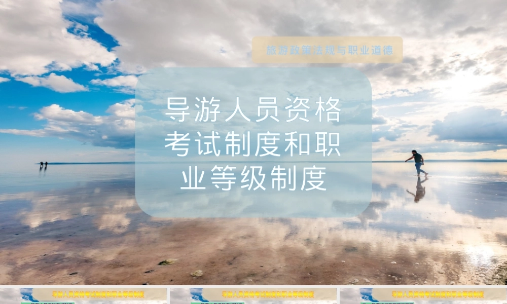 导游资格考试与职业等级制度PPT课件.pptx