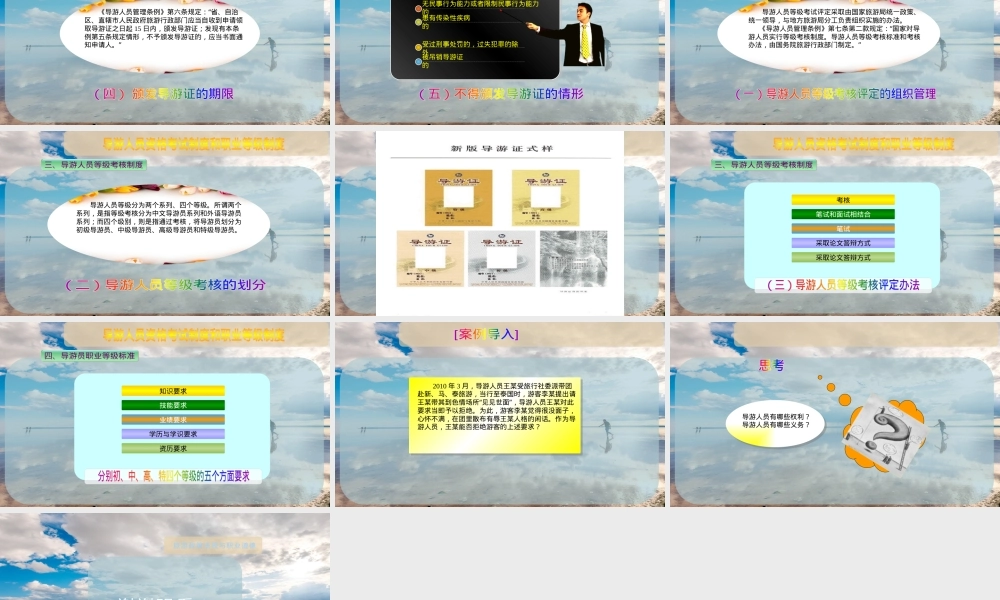 导游资格考试与职业等级制度PPT课件.pptx
