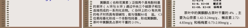 茶叶中的化学成分及其性质教学PPT课件.ppt