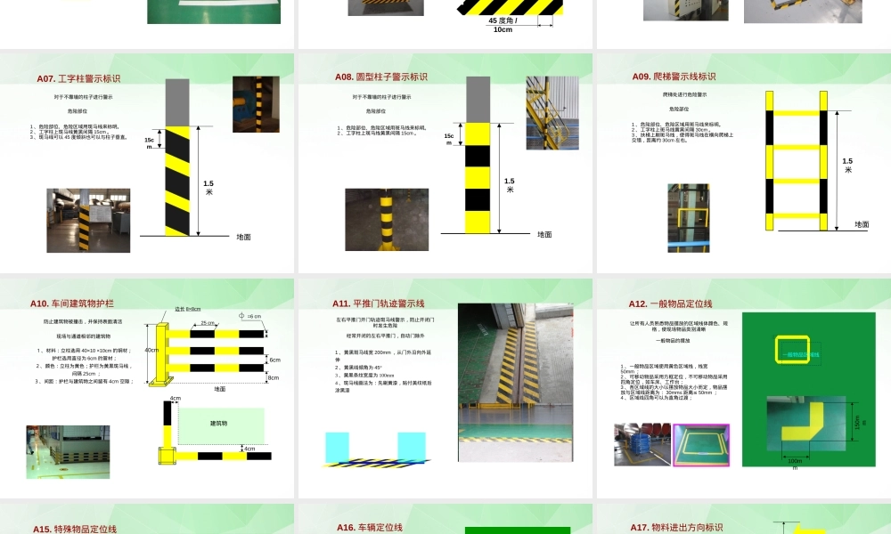 6S视觉管理定置划线颜色标准PPT课件.pptx