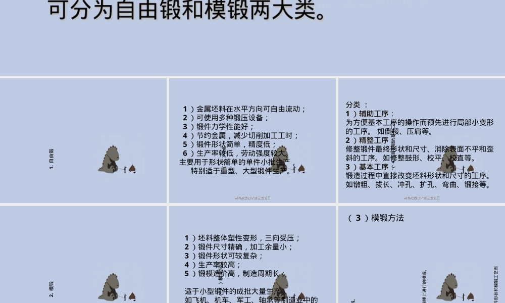 材料成型技术第三章锻压,锻压工艺教学PPT课件.ppt