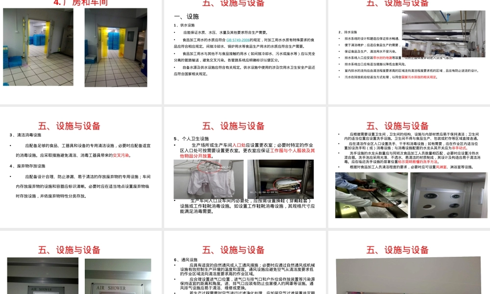 GB14881食品生产通用卫生规范培训PPT课件 副本1.ppt
