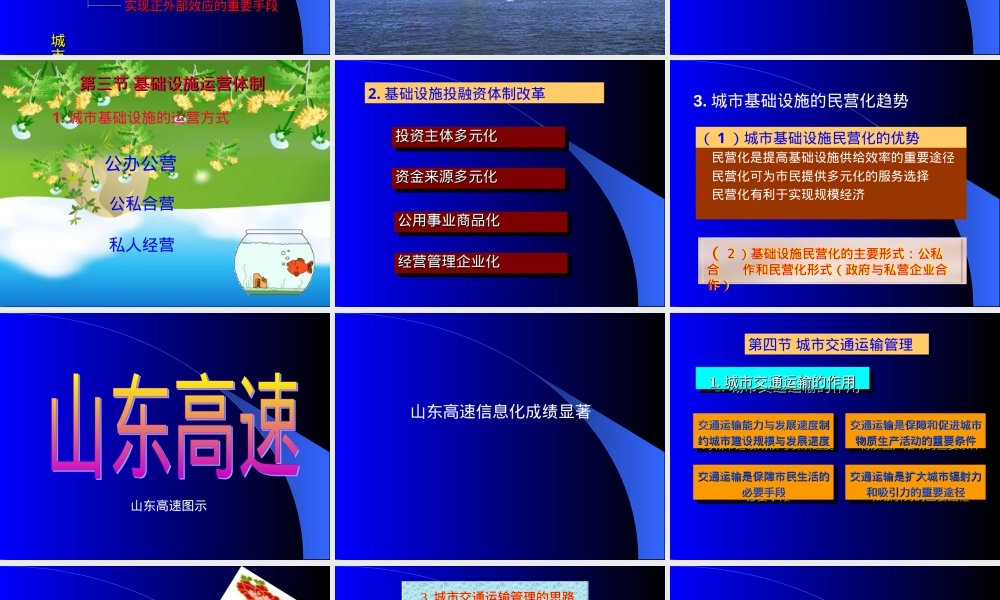 第八章城市基础设施管理教学PPT课件.ppt
