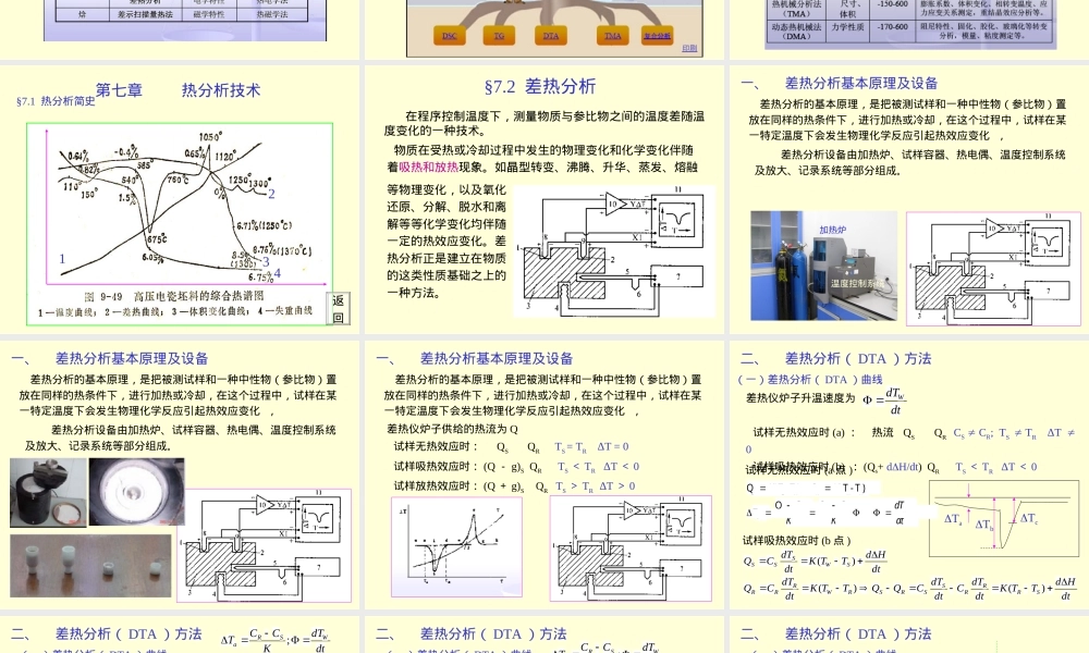 材料现代分析测试方法热分析PPT课件.ppt