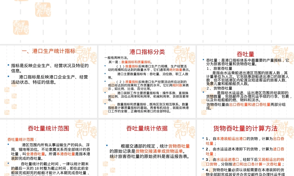 第六章港口生产运作管理PPT课件.ppt