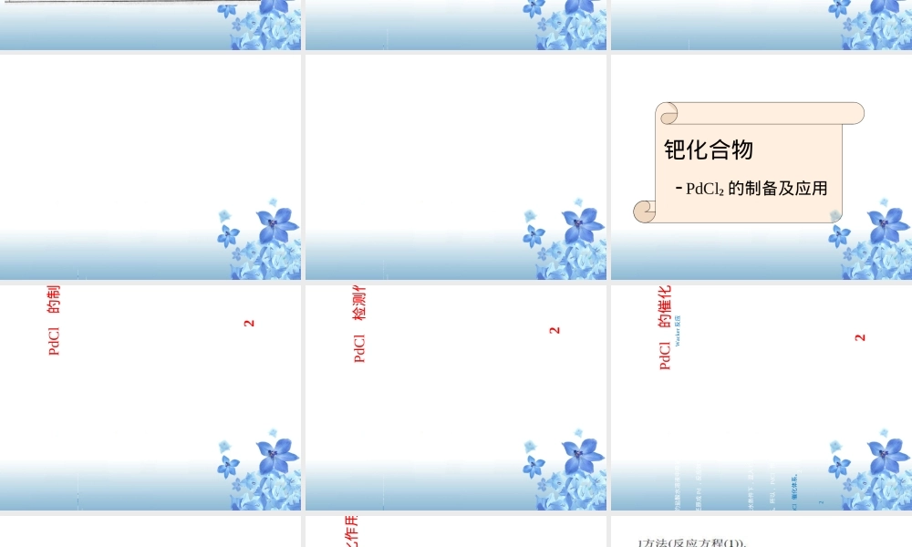 钯及其化合物应用PPT课件.ppt