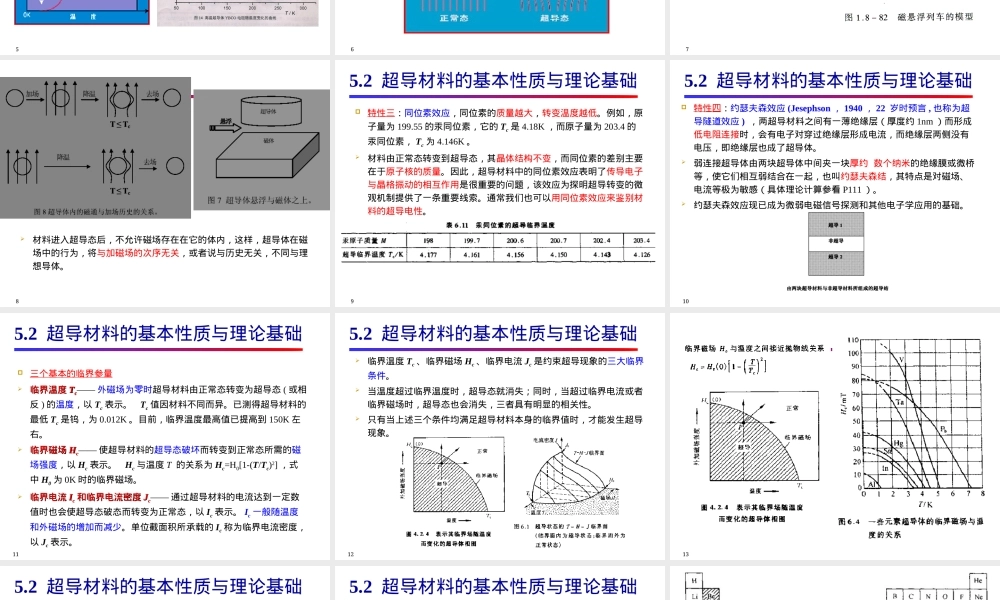 第五章超导材料教学PPT课件.ppt