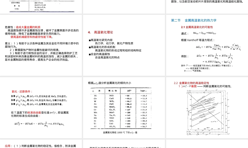 材料腐蚀与防护高温热腐蚀PPT课件.ppt