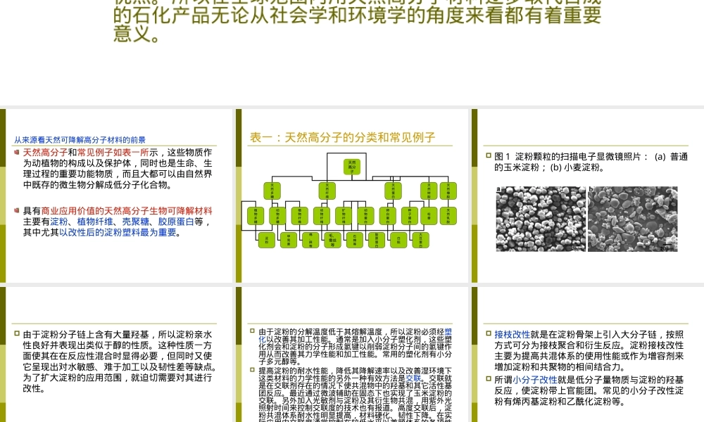 第七章生物可降解高分子材料教学PPT课件.ppt