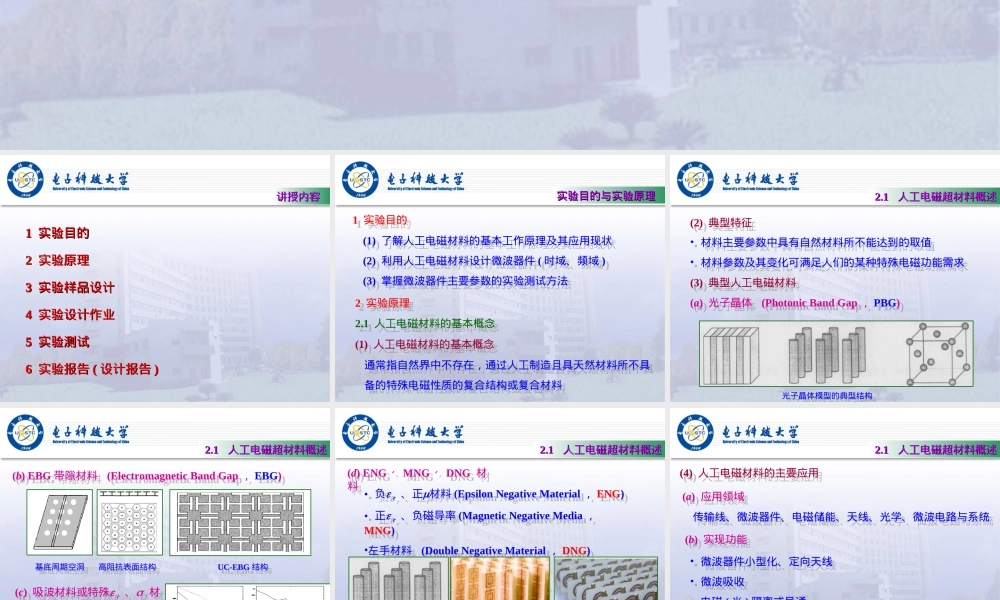 超材料技术原理与应用PPT课件.ppt