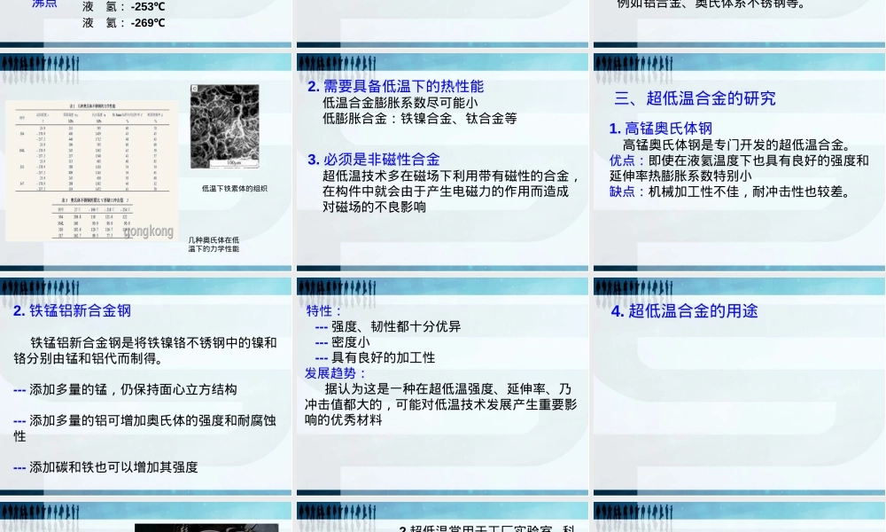 材料科学超低温材料教学PPT课件.ppt
