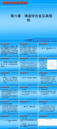 第六章铸造锌合金及其熔炼PPT课件.ppt