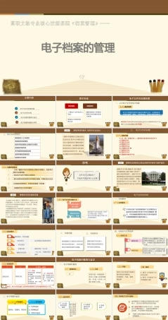 电子档案的管理PPT课件.ppt