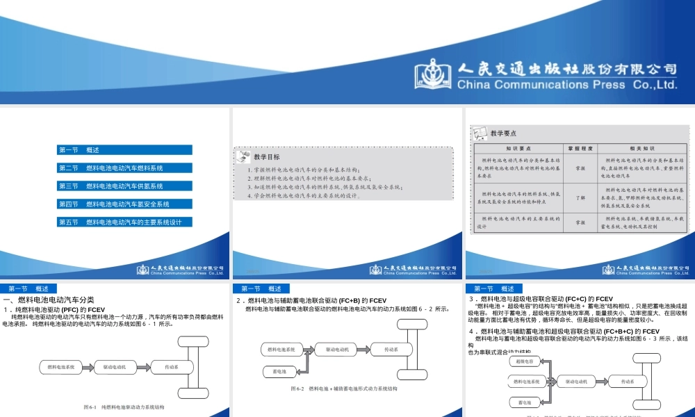 第六章燃料电池电动汽车教学PPT课件.ppt