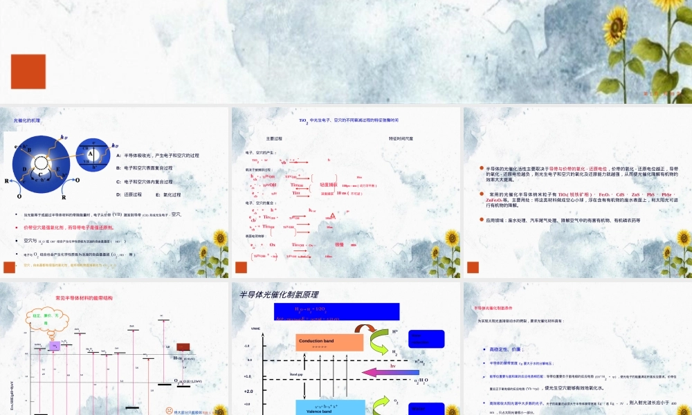 第三章光催化及材料教学PPT课件.ppt