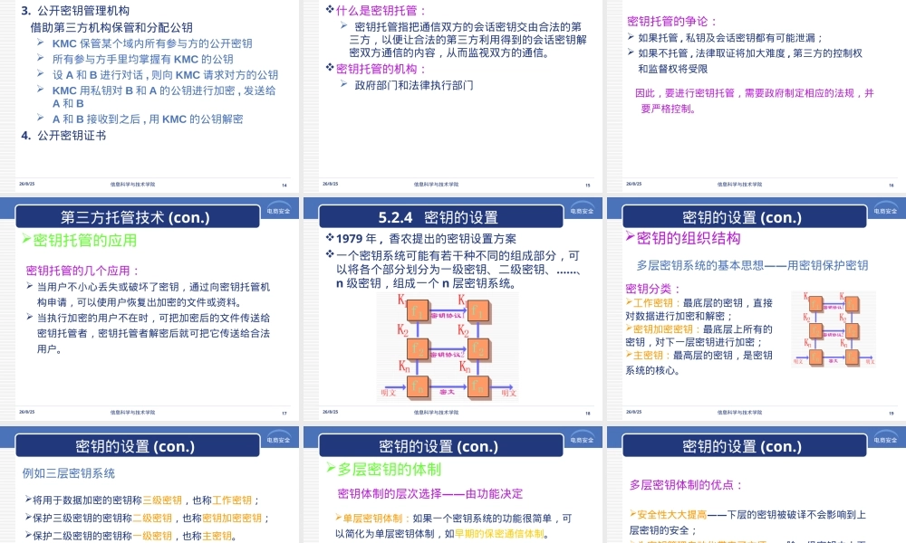 5密钥管理技术,密钥管理技术PPT课件.ppt