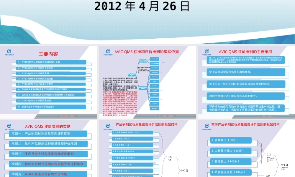 供应商管理及采购过程质量管理评价准则PPT课件.ppt