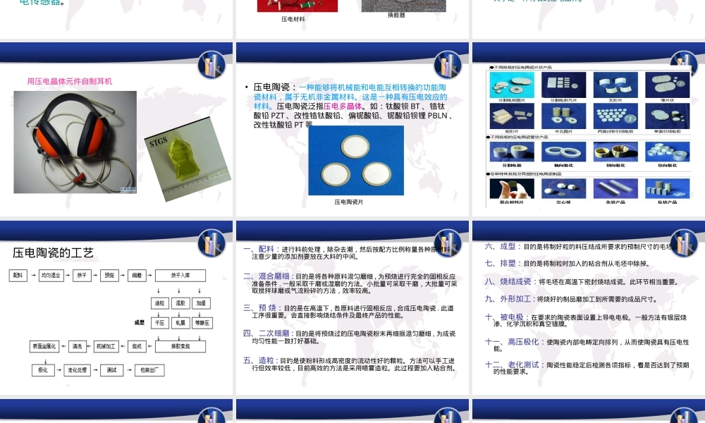 压电材料教学PPT课件.ppt
