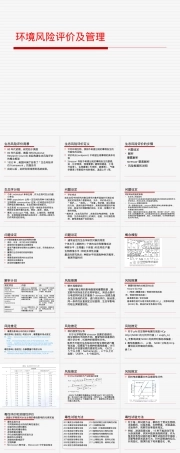 环境风险评价与管理教学PPT课件.ppt