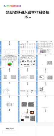 最新烧结钕铁硼永磁材料制备技术教学PPT课件.ppt