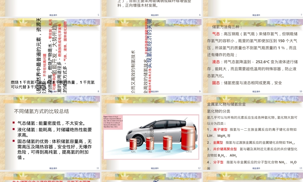 金属材料之储氢材料,储氢材料金属材料PPT课件.ppt