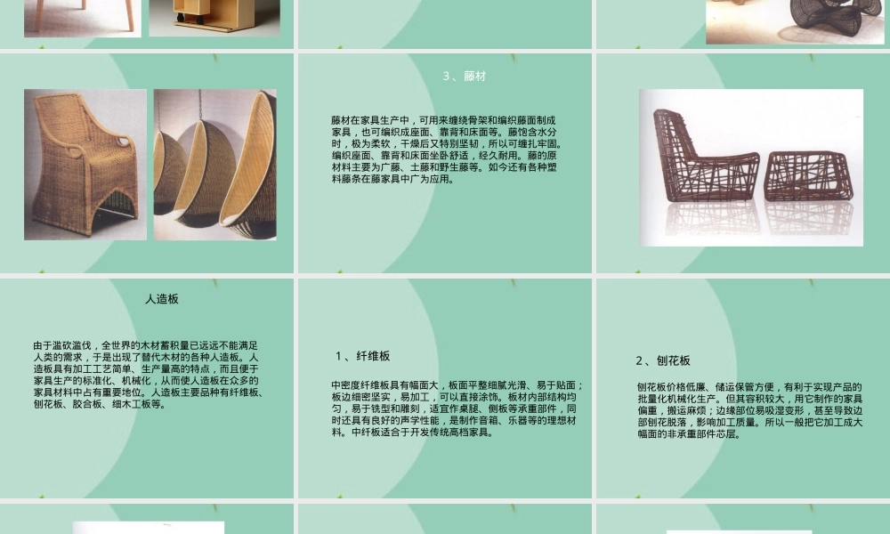 家具材料与配件类型教学PPT课件.ppt