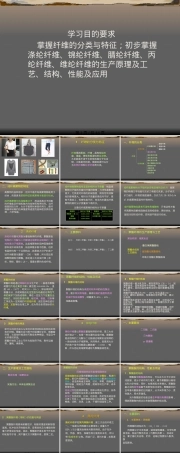 高分子材料之纤维教学PPT课件.pptx