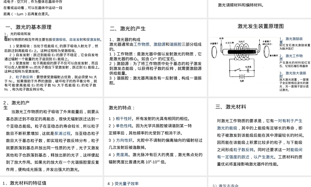 光功能材料PPT课件.pptx