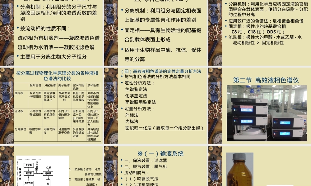 高效液相色谱法原理及其应用PPT课件.ppt