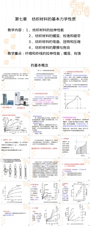 纺织材料力学性质教学PPT课件.ppt