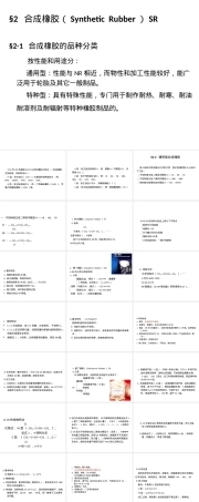 高分子材料合成橡胶教学PPT课件.ppt