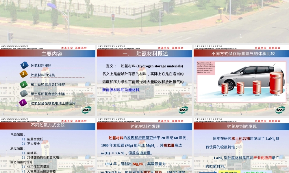 金属贮氢材料及其应用教学PPT课件.ppt