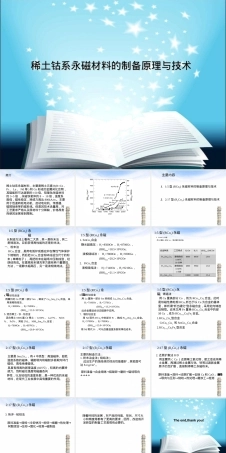 稀土钴系永磁材料制备原理与技术PPT课件.ppt