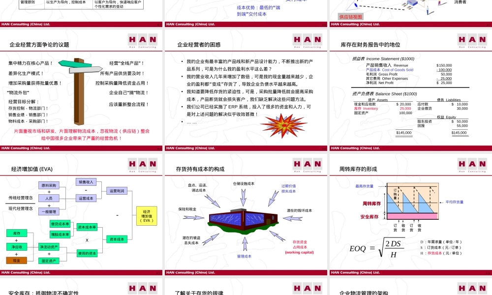 快速消费品企业供应链管理PPT课件.ppt