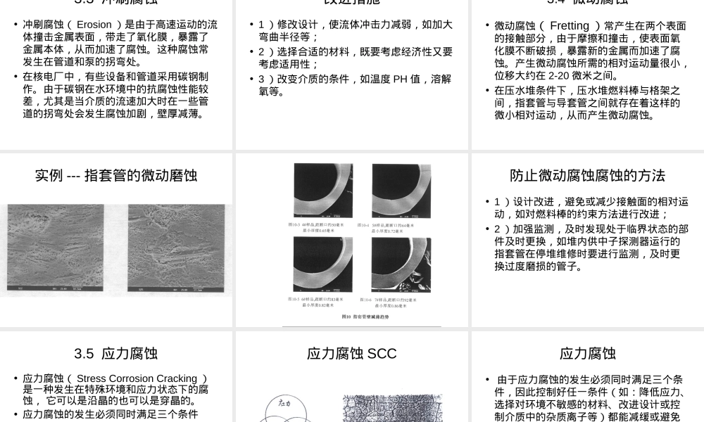 核电厂材料第三章金属腐蚀教学PPT课件.ppt