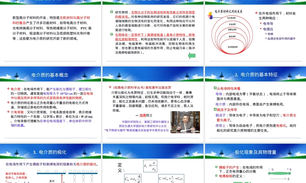 介电材料教学PPT课件.pptx