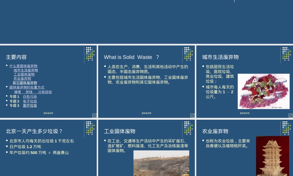固体废弃物处理与管理PPT课件.ppt