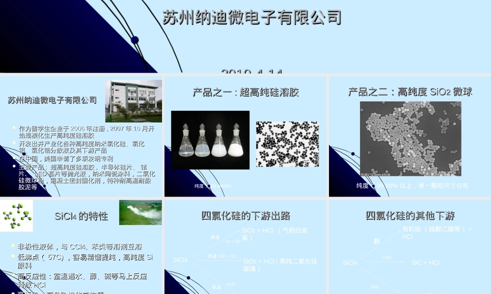 四氯化硅制备纳米二氧化硅及其在混凝土中的应用PPT课件.ppt