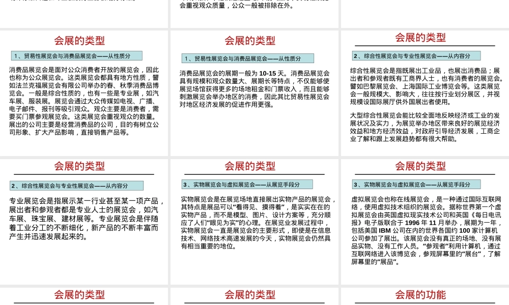 会展经济与管理教学PPT课件.ppt